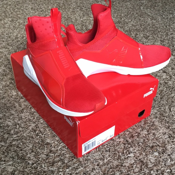 kylie puma shoes red